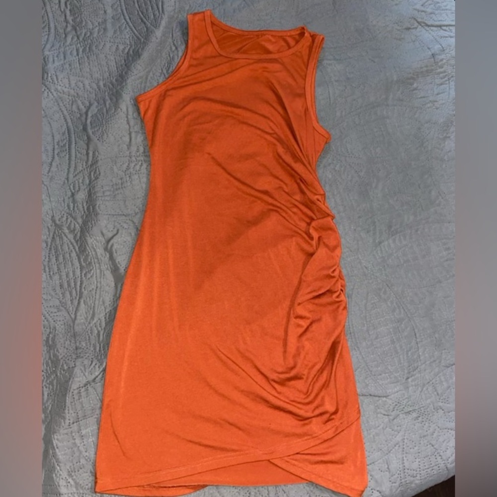 Orange dress